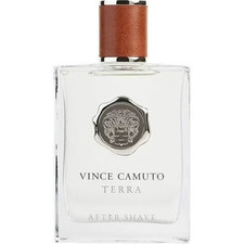 VINCE CAMUTO TERRA for Men AFTER SHAVE SPLASH ON 3.4 oz 100 ml NEW UNBOXED