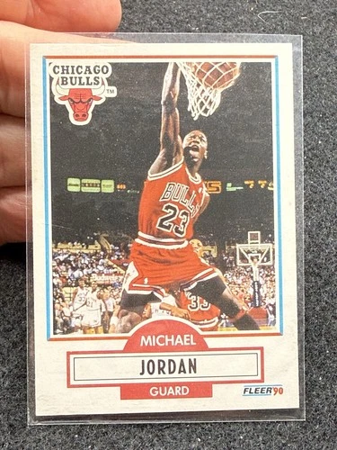 1990-91 Fleer #26 MICHAEL JORDAN Chicago Bulls NBA Basketball Card