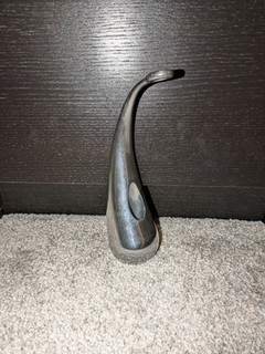 Nambe Single Stem Flower Vase # MT0039 Neil Cohen 2009 Design EUC