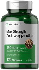 Horb ach Ashwagandha Supplement  Max Strength  120 120 Count Pack of 1 