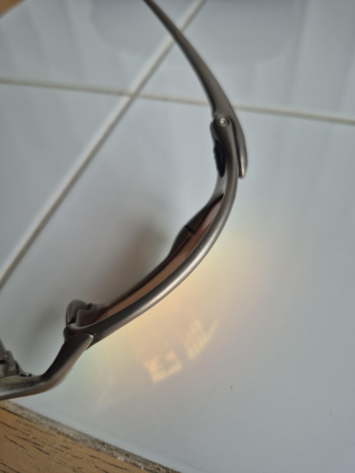 Vintage Oakley Juliet Titanium Gold X 2nd Generation Sunglasses Read Description image 10