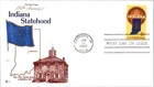 S08-6092, INDIANA STATEHOOD 150TH ANNIV., COVER CRAFT CACHETS FDC