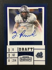 2017 Panini Contenders Draft Picks #291 Zach Pascal Blue Foil Auto Monarchs