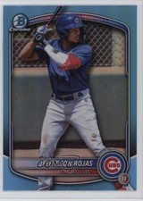 2025 Bowman Draft Chrome Sky Blue Refractor Jefferson Rojas #BDC-75 0w47