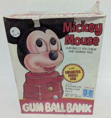 Mickey GumGum Ball / ディズニー ミッキー Dinsey Mickey Mouse Gumball Bank Machine Hasbro | eBay