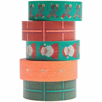 Tape Set Weihnachtsmarkt, Neon FSC MIX, 5 Stk. Deutsch 2026 EAN 4051271440596