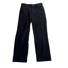 The Children's Place Boys 7 Black Uniform Straight Chino Pants Slim