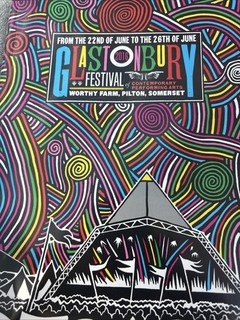 Glastonbury Festival 2016 Official Programme VG Condition Adele Muse Coldplay