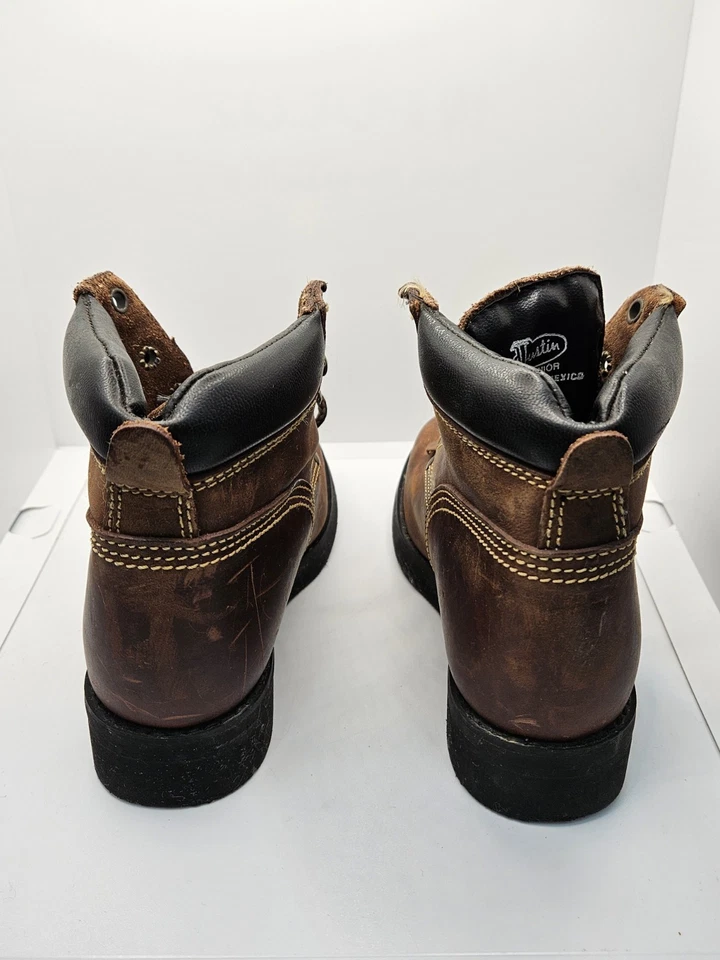 BOTAS JUSTIN JUNIORS CUERO MARRÓN KILTIE WESTERN con cordones talla 13 D Foto 4 de 4