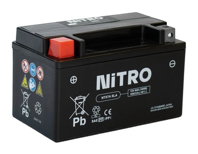 Batterie YTX7A SLA GEL für AGM YTX7A-BS für Peugeot Django 50 2T Sport 14-18