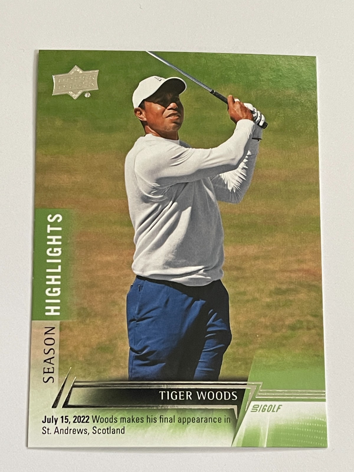 2024 Upper Deck Golf Tiger Woods Season Highlights #78