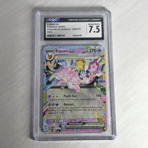 Espeon ex graded CGC 7.5 for sale on eBay
