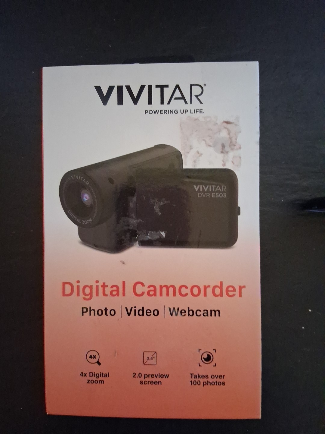 4x Zoom 2" Preview Screen Dvr E503 - Nwot