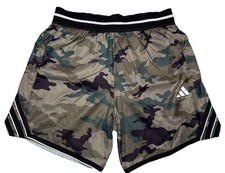Adidas Mens Crazy Lite 7" Green Camo Basketball Shorts JP1210 Med FREE SHP 55