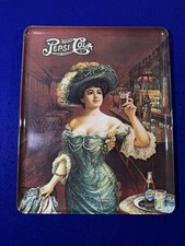 Vintage Plastic PEPSI COLA 4"x6" Jewelry, Snack, or Tip Tray - Made in Italy