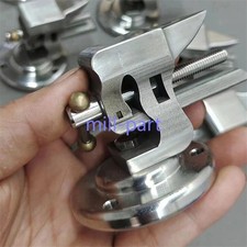 Mini 304 Stainless Steel Bench Vise with Anvil 1 inch Adjustable Bench Jig