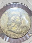 1962-D Franklin Half Dollar Silver Light Patina 90% Silver