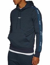 Oakley Men's Street Logo Tape Hooded Fleece XL Fathom