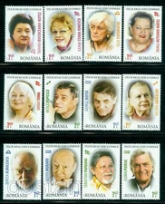 2014 FILM/Theatre actors,Piersic,Motoi,Popescu,Moraru,ZODIAC,Romania,Mi.6790,MNH