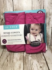 JJ Cole Car Seat Strap Covers Shoulder Pads  PINK  Infant New