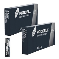 Duracell Procell 20 x AAA Alkaline Batteries Procell Constant MN2400