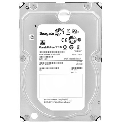 Festplatte Seagate 4Tb ST4000DX000 64Mb Cache 7200Rpm Sata III 3,5'' Zoll