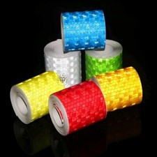 1 METRO NASTRO ADESIVO CATARIFRANGENTE PRISMATICO RIFLETTENTE MOTO CAMION CAMPER