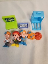 8 PCS Blippi Mini Action Figures- Accessories Jazzwares 1 Jointed