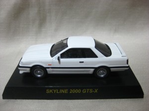 1 64 Kyosho Skyline 00 Gts X White Nissan Diecast Model Car Ebay