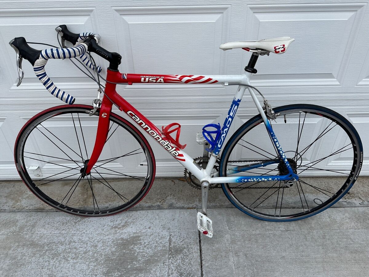 2002 Cannondale Caad5 56cm Road Bike Stars and Stripes | eBay 2002 Cannondale Caad5 56cm Road Bike Stars and Stripes | eBay