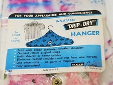 Drip Dry Hanger Inflatable Alger Creations 1963 Home or Travel