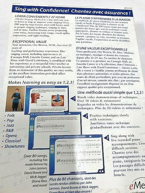 eMedia Singing Method for Windows/Mac DVD NEW! - Image 2 of 2