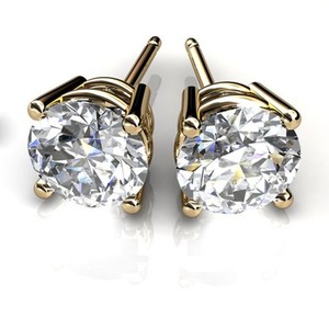 Details About Ebay Offer 14 Kt Gold Earring Stud 1 00 Ct Diamond Earrings Women