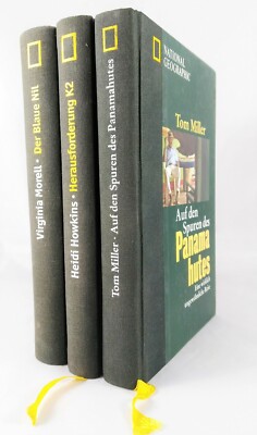 3 x National Geographic - Bücherpaket Sammlung Halbleinen - Nur Reisen ist Leben