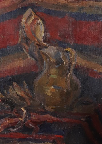 Dipinto originale, natura morta, lampada a cherosene, artista ucraino - Foto 10 di 12