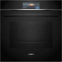 Siemens, Iq700, HB778G3B1, Einbau-Backofen, Edelstahl, Schwarz, Eek: A+