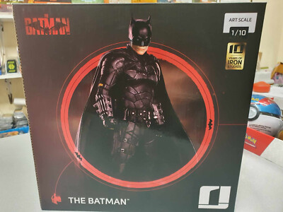 THE BATMAN 1/10 ROBERT PATTINSON - IRON STUDIOS STATUE FIGUR MISB
