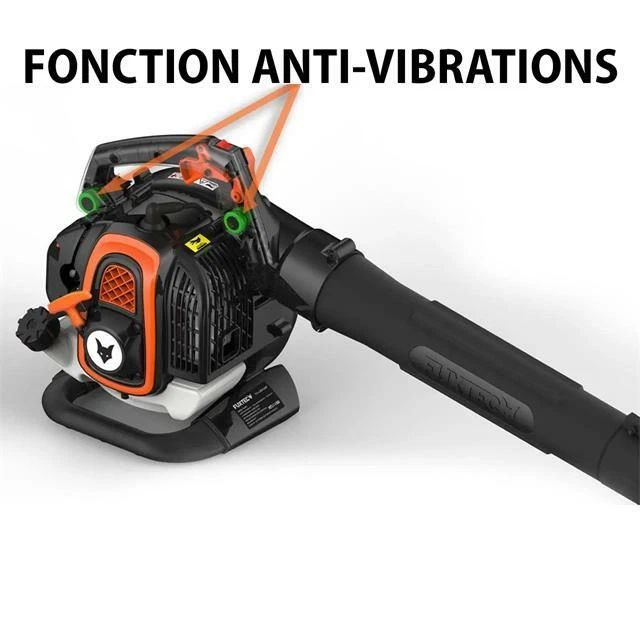 Souffleur de feuilles thermique PRO 3en1 26cm3 aspirateur broyeur FUXTEC - Photo 3/4