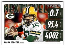 2020 Panini Score - Next Level Stats #NLS-AR Aaron Rodgers Green Bay Packers