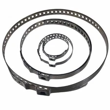 10x Universal CV & Tie Rod Boot Clamp 25-120MM Stainless Steel Crimp Clamp Set