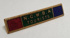 NCWBA TOURISTS PIN BADGE N. C. W. B. A. BOWLS ASSOCIATION BOWLING CLUB VINTAGE