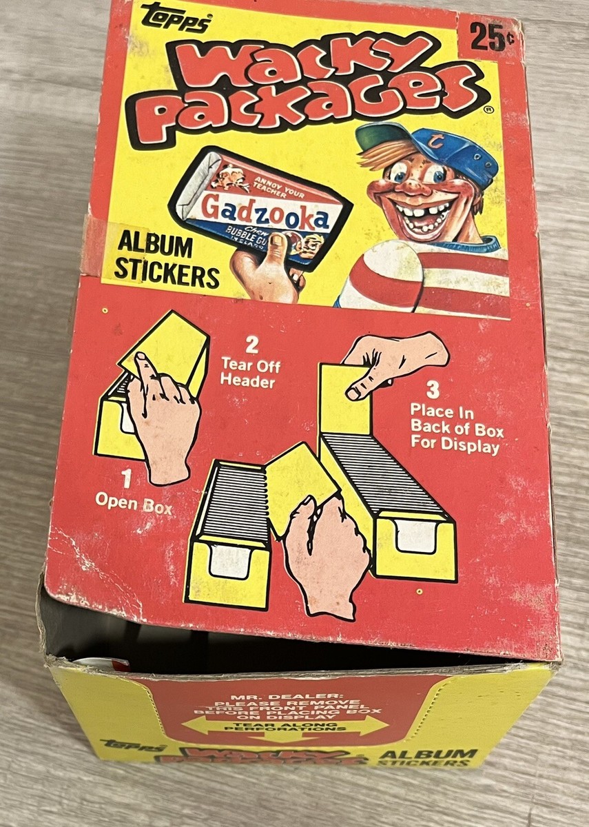 1984 Topps Wacky Packages Empty Display Box 3C | eBay