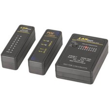 Mini Network Cable Tester w/ POE Finder LED Indicator Supplied in Plastic Case