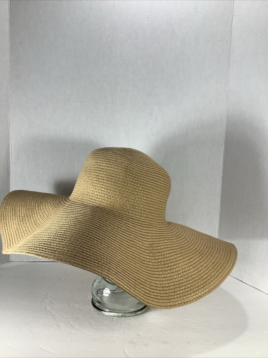 Old Navy Black & Natural Woven Floppy Sun Hat | Wide Brim | S/M Black And White Old Navy Hats for Sale up to 90% Off: Poshmark main image 2