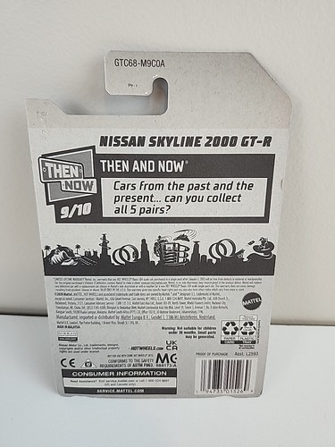Nissan GT-R R35 2021 Hot Wheels '17 gris HW entonces y ahora J22 - Imagen 3 de 5