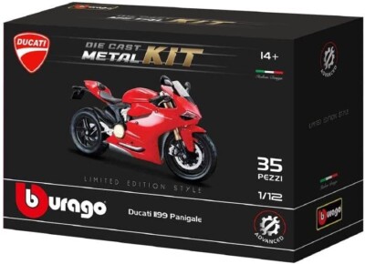 1/12 Ducati 1199 Panigale 2012 Red Model Kit (35 Pieces) by