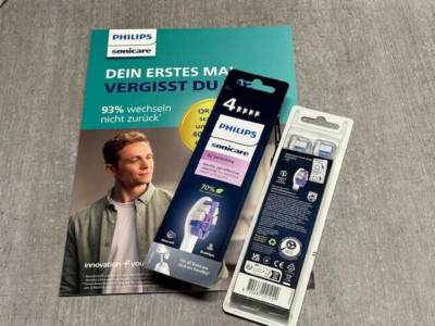 8 Philips Sonicare S2 Sensitive Bürsten=2x HX6054/87 original OVP Made i.Germany