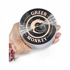 Premium Herb Grinder with Magnetic Lid - Spice Grinder Manual Tobacco Herb Mill