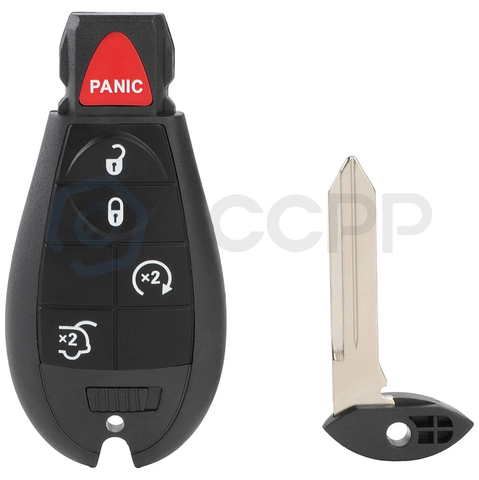 2 Botões Controle Remoto de Entrada Sem Chave para Jeep Grand Cherokee 2008-2010 5 - Imagem 2 de 4