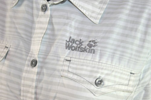 Jack Wolfskin womens outdoor active wear grey shirt Size UK 18/20 / EU XL Slim - Picture 2 of 6